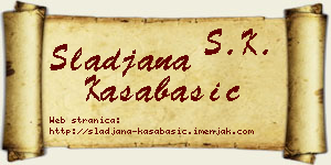 Slađana Kasabašić vizit kartica